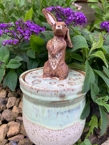 Rabbit Vase Flower/Garlic/candy/pen or pencil holder