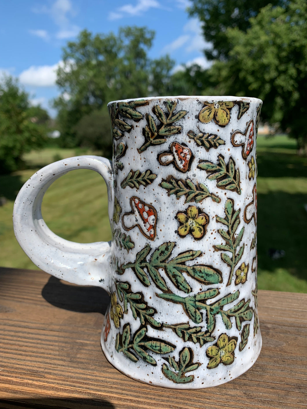 Tall Mushroom Mug